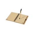 Libreta corcho con bolígrafo reciclado