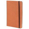 Libreta Cuero A5 Reciclado 80H Rayadas Marrón