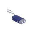Linterna eco-amigable con 2 LEDs Azul