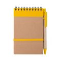 Libreta ecológica y boli de cartón reciclado 9,7x14,4 cm Ama