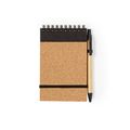 Libreta Anillas Corcho 80 Hojas y Boli Neg