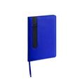 Libreta 80 hojas polipiel 20x14cm Azul