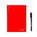 Libreta A5 con anillas a juego Rojo