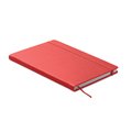 Libreta A5 con Banda Elástica Rojo