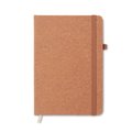 Libreta A5 con Cuero Reciclado y Portabolígrafos