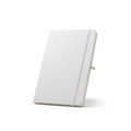 Libreta A5 de poliéster reciclado para sublimar Blanco