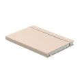 Libreta A5 a rayas de tapa rígida Blanco Hueso