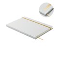 Libreta A5 reciclada especial marcaje a láser 80g/m2 Oro