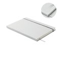 Libreta A5 reciclada especial marcaje a láser 80g/m2 Plata