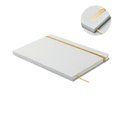 Libreta A5 reciclada especial marcaje a láser Oro