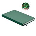 Libreta A5 de Semillas Sostenible VERDE OSCURO