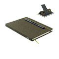 Libreta A5 con soporte para teléfono Verde Oscuro