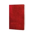 Libreta A5 Tapa Blanda PU 96H Crema Rayadas