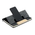 Libreta A5 con tapa dura y soporte