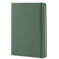 Libreta A5 Tapa PU 96H Lisas Verde Oscuro