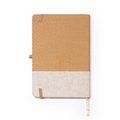 Libreta A5 tapa rígida de paja y algodón