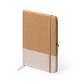 Libreta A5 tapa rígida de paja y algodón
