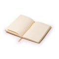 Libreta A5 con tapa rígida de paja