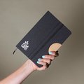 Libreta A5 con tapa RPET y soporte NE