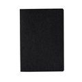 Libreta A5 con tapas recicladas y 60 hojas a rayas Negro Talla Única Adulto