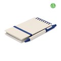 Libreta A6 Reciclada con Boli a juego Azul