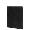 Libreta A6 Terciopelo 80H Crema Rayadas Negro