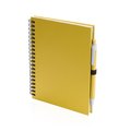 Libreta de anillas ecológica con boli de cartón reciclado 15x18,2 cm Ama