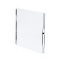 Libreta de anillas ecológica de cartón reciclado con boli a juego 23,7x29 cm Bla