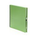 Libreta de anillas ecológica de cartón reciclado con boli a juego 23,7x29 cm Ver