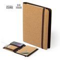 Libreta ecológica de corcho con cargador inalámbrico integrado 17,5x22,5 cm