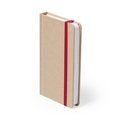 Libreta ecológica personalizada con portada rígida 14,7x21 cm Rojo