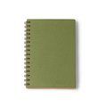 Libreta ecológica tamaño A5 Verde Helecho Talla Única Adulto
