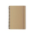 Libreta en linea nature de carton reciclado y cierre elástico 15,5x21 cm Neg