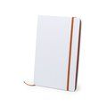 Libreta rígida blanca y cierre elástico de varios colores 14,7 x 21 cm Nara