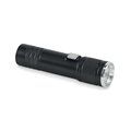 Linterna COB recargable y extensible Negro