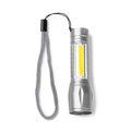 Linterna LED de aluminio 3 modos Plata Talla Única Adulto