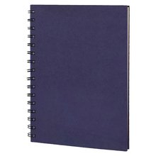 Libreta A5 Cartón 80H Crema Lisas Azul