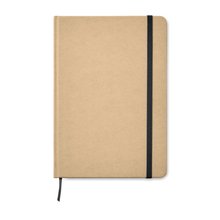 Libreta A5 Eco con Marcapáginas y Elástico de Color Negro