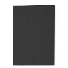 Libreta A5 de piel reciclada Negro