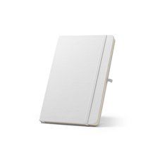 Libreta A5 de poliéster reciclado para sublimar Blanco