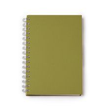 Libreta A5 de tapa rígida 70 hojas Verde Oasis Talla Única Adulto