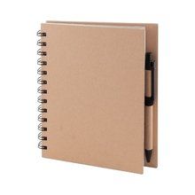 Libreta con espiral Kraft