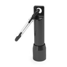 Linterna con luz LED con mosquetón Negro Talla Única Adulto