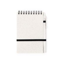 Libreta y Bolígrafo de Caña de Trigo Natu
