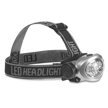 Linterna Orientable de Cabeza 8 LEDs Cromado Satinado