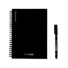 Libreta reutilizable con rotulador Negro