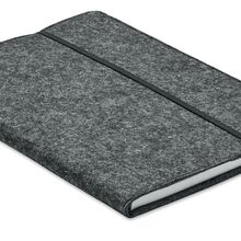 Libreta A5 Fieltro RPET 160 Páginas Gris Piedra