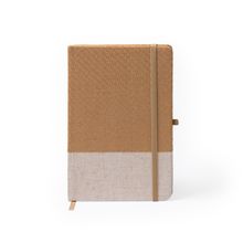 Libreta A5 tapa rígida de paja y algodón Crudo