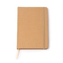 Libreta A5 con tapa rígida de paja Crudo