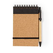 Libreta Anillas Corcho 80 Hojas y Boli Neg